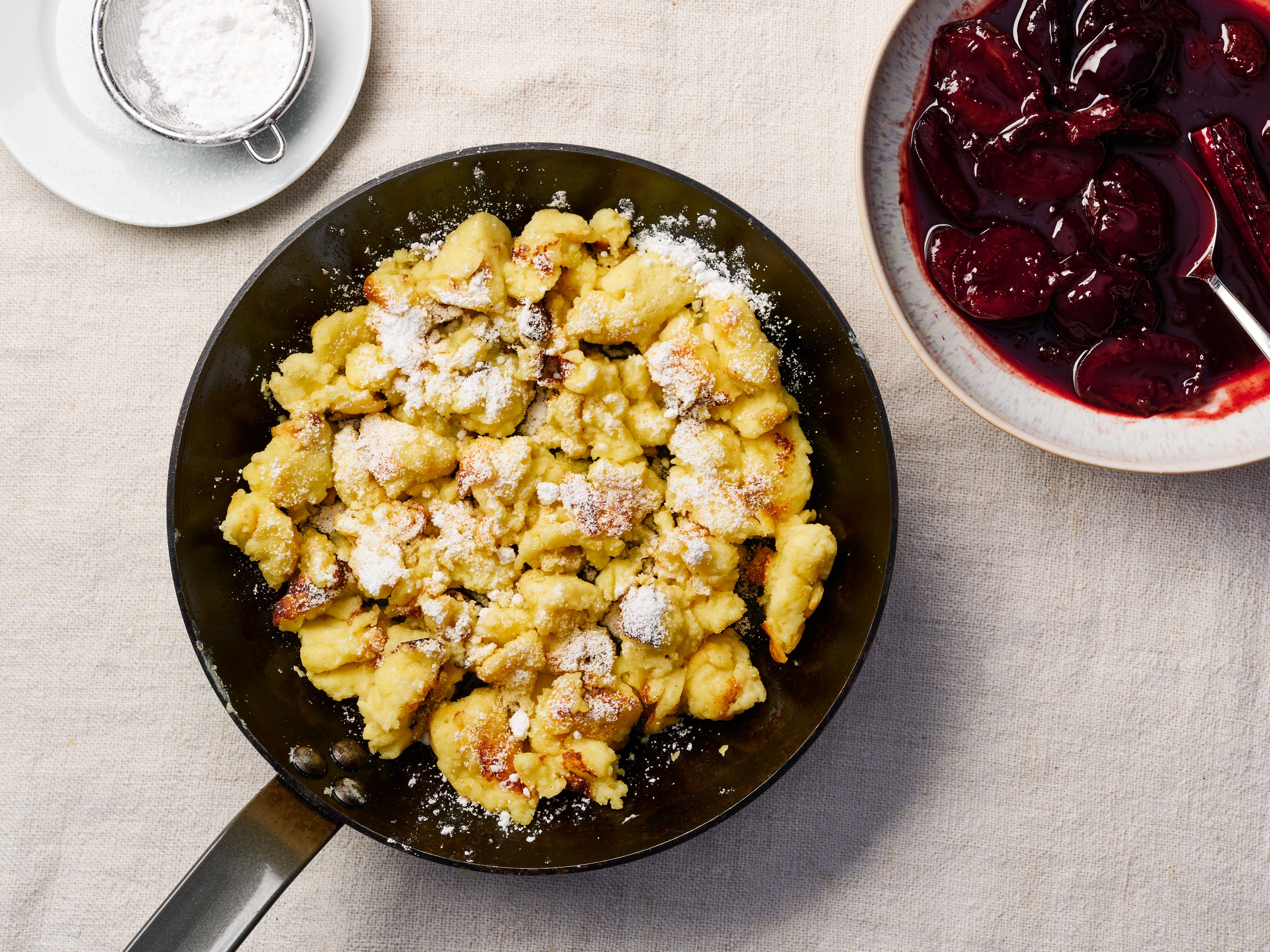 Per cucinare: Quark Kaiserschmarrn con prugne stufate