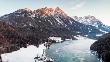 Il lago Hintersteiner See d'inverno, © Discover Austria