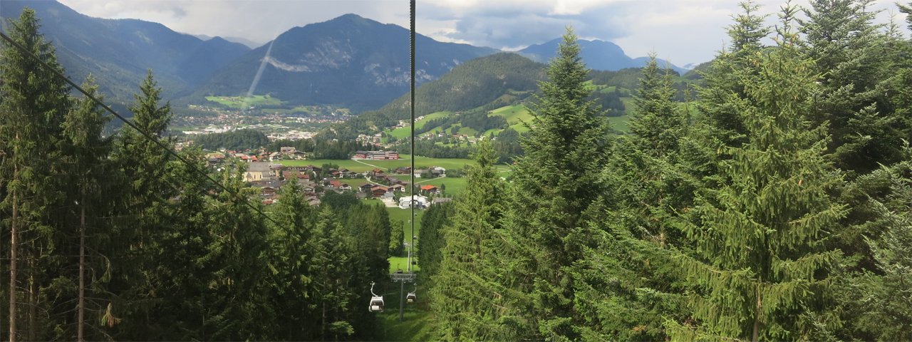 Salita con la funivia Reitherkogelbahn, © Tirol Werbung/Gleirscher