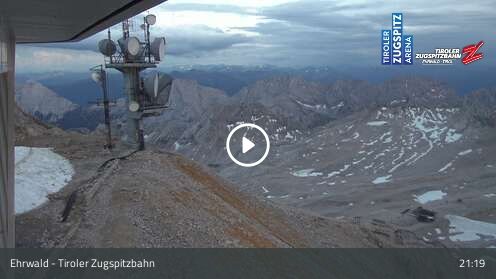 Wabcam Tiroler Zugspitzbahn Bergstation