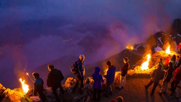 I fuochi del solstizio sulla Nordkette di Innsbruck, © Webhofer / W9 Werbeagentur