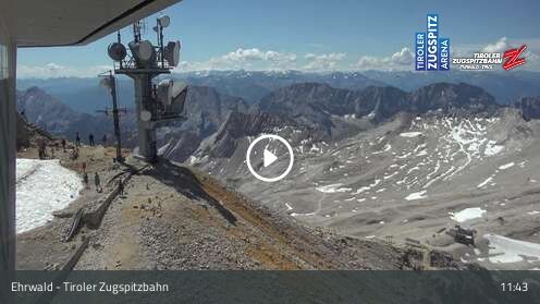 Wabcam Tiroler Zugspitzbahn Bergstation