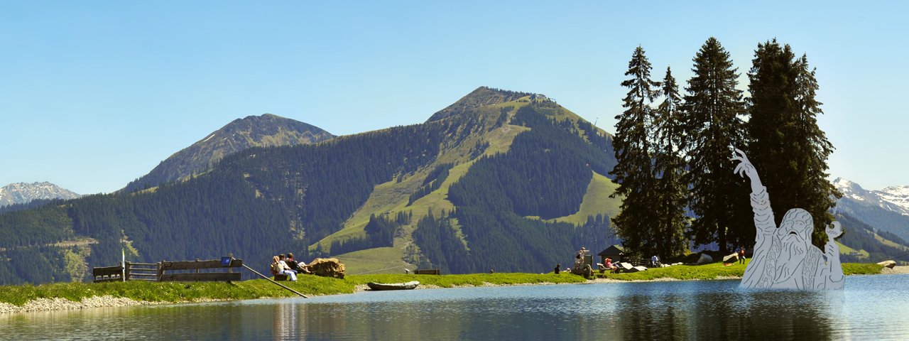 Il lago Filzalmsee Brixen im Thale, © Bergbahnen Brixen im Thale