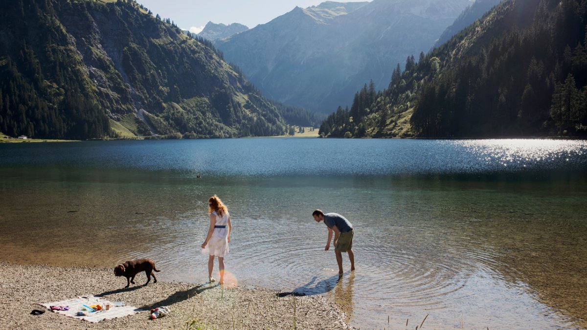 Fare il bagno con il cane, © Tirol Werbung/Kathrein Verena