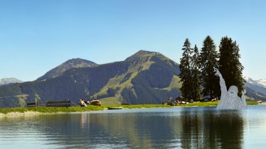 Il lago Filzalmsee Brixen im Thale, © Bergbahnen Brixen im Thale