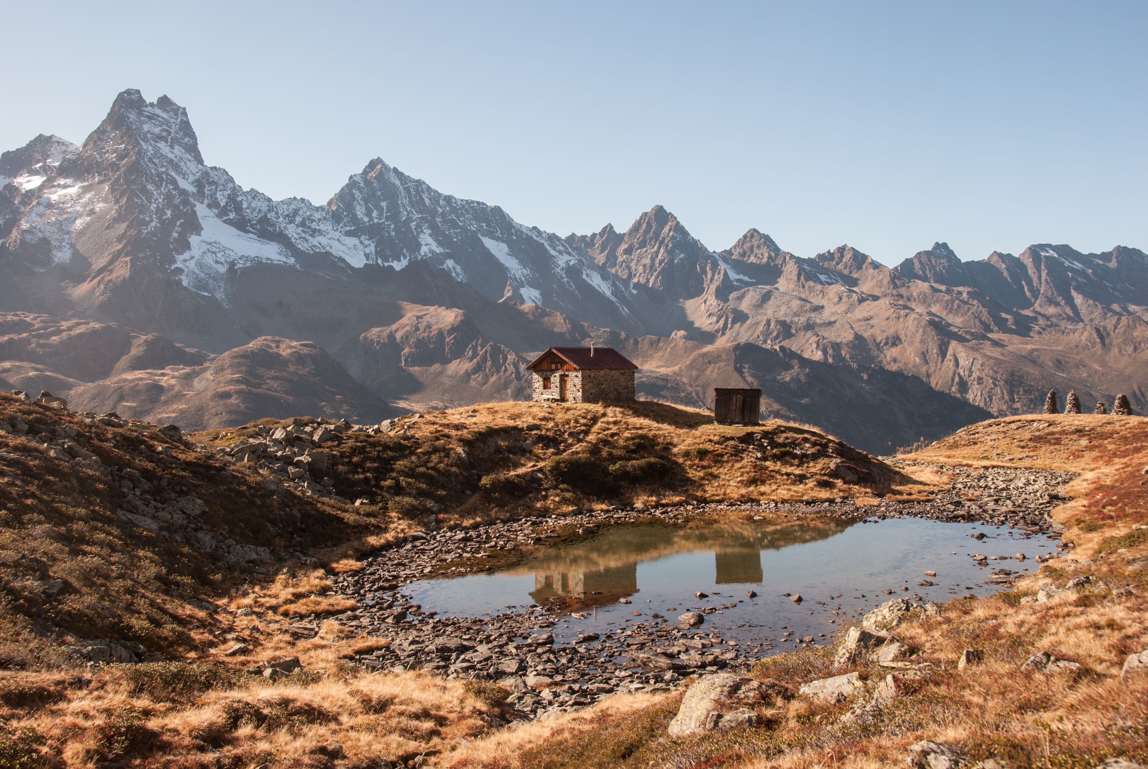 Luibisalm am St. Leonharder Höhenweg im Pitztal