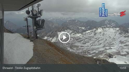 Wabcam Tiroler Zugspitzbahn Bergstation