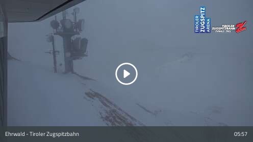 Wabcam Tiroler Zugspitzbahn Bergstation