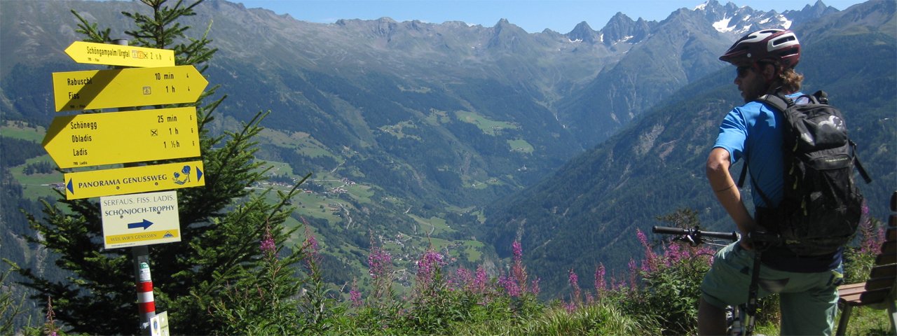 Vista sulla valle Kaunertal e sul Kaunergrat, © Tirol Werbung