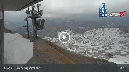 Wabcam Tiroler Zugspitzbahn Bergstation