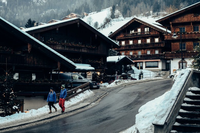 Tutte le case di Alpbach sono rigorosamente realizzate in legno secondo l’architettura tipica della regione.
