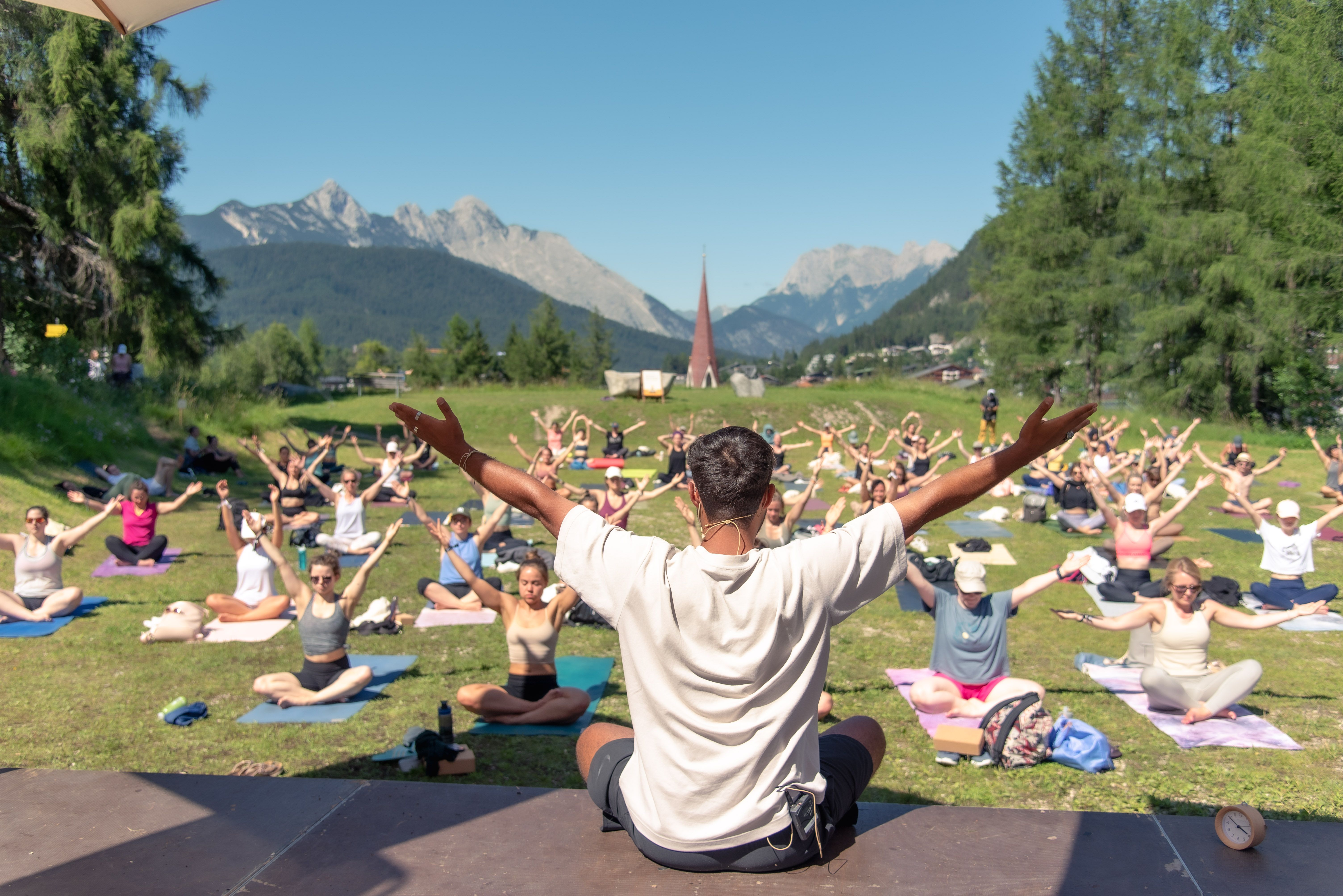 Good Vibes Festival, Yoga auf dem Pfarrhuegel