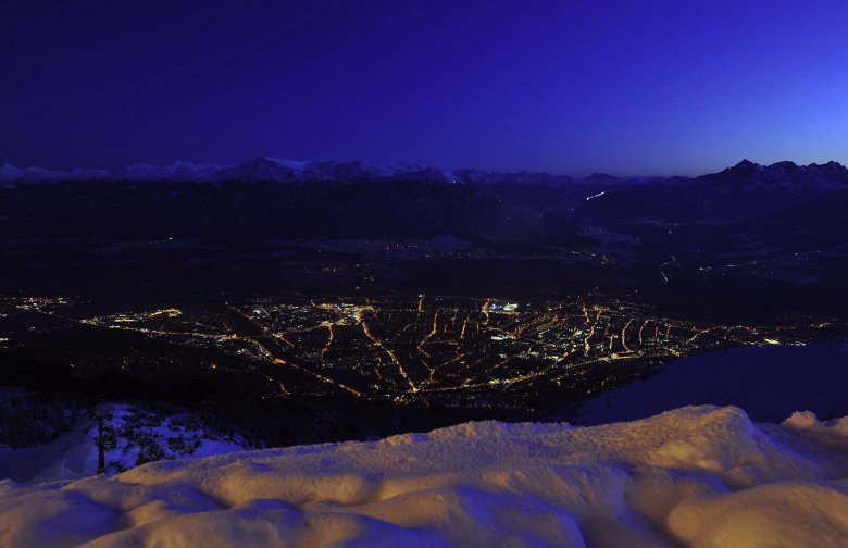 Buona prospettiva per l’amore. Vista su Innsbruck – qui dalla Seegrube