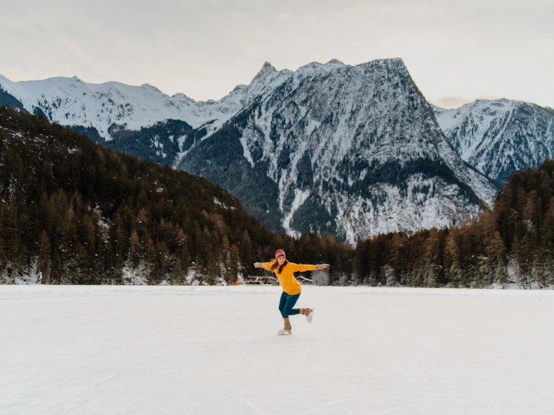 Pattinaggio su ghiaccio al lago Piburger See
, © Tirol Werbung, Ramon Haindl