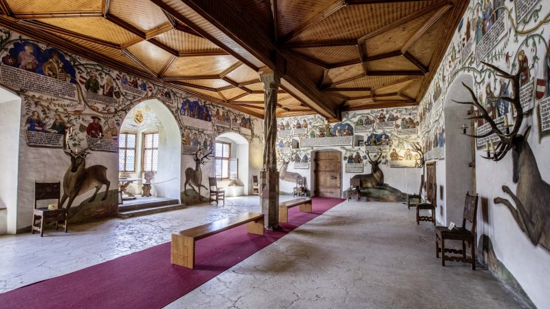 La sala degli Asburgo del castello di Tratzberg, © Schloss Tratzberg