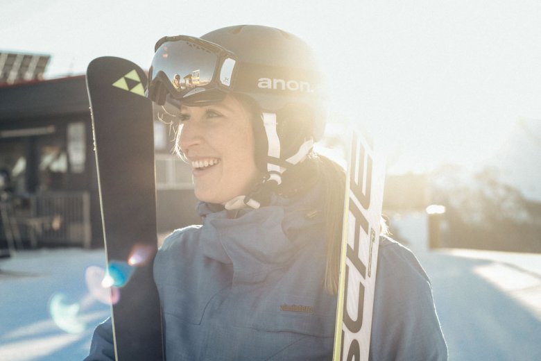 
                   Unser Alpbach-Guide Christina ist begeisterte Skifahrerin.
                