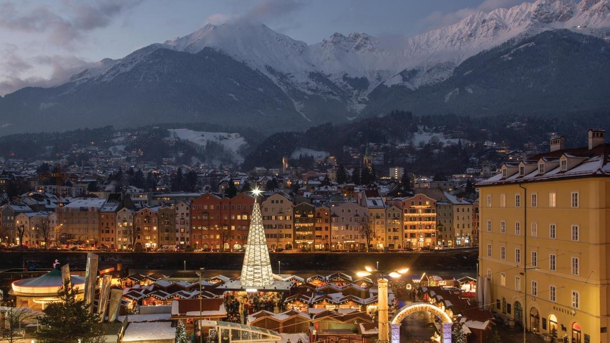 Il mercatino di Natale sulla piazza del mercato, © Innsbruck Tourismus / Daniel Zangerl
