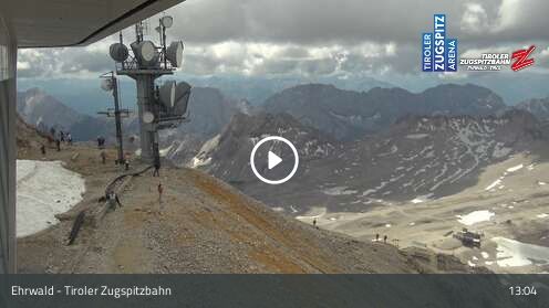 Wabcam Tiroler Zugspitzbahn Bergstation