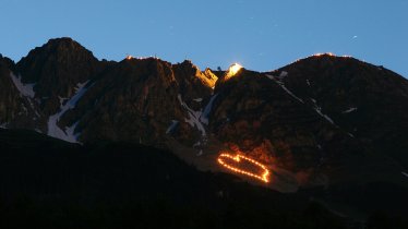 I fuochi di solstizio sulla Nordkette a Innsbruck, © Innsbrucker Nordkettenbahnen