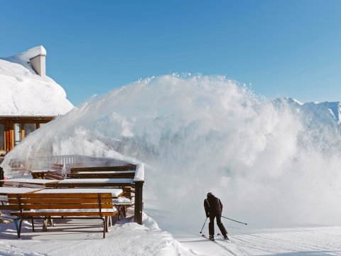 Uno sciatore a Sillian.
, © TVB Osttirol