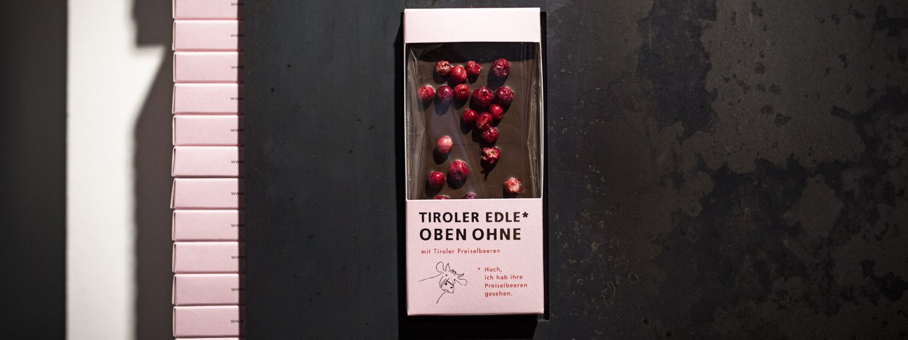 Il cioccolato „Tiroler Edle“, © Tirol Werbung/Lisa Hörterer