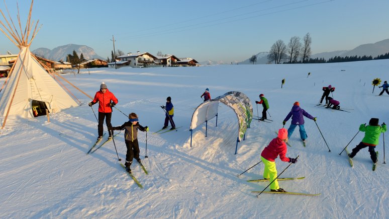 Area sci di fondo per bambini a Angerberg, © Hannes Dabernig