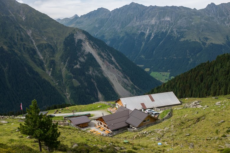 L’alpeggio Juifenalm, gestito dalla famiglia Stern, si trova a 2.022 metri s.l.m.