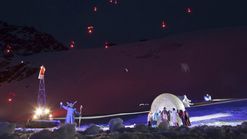 Hannibal – lo spettacolo sul ghiacciaio Rettenbachferner, © Ötztal Tourismus