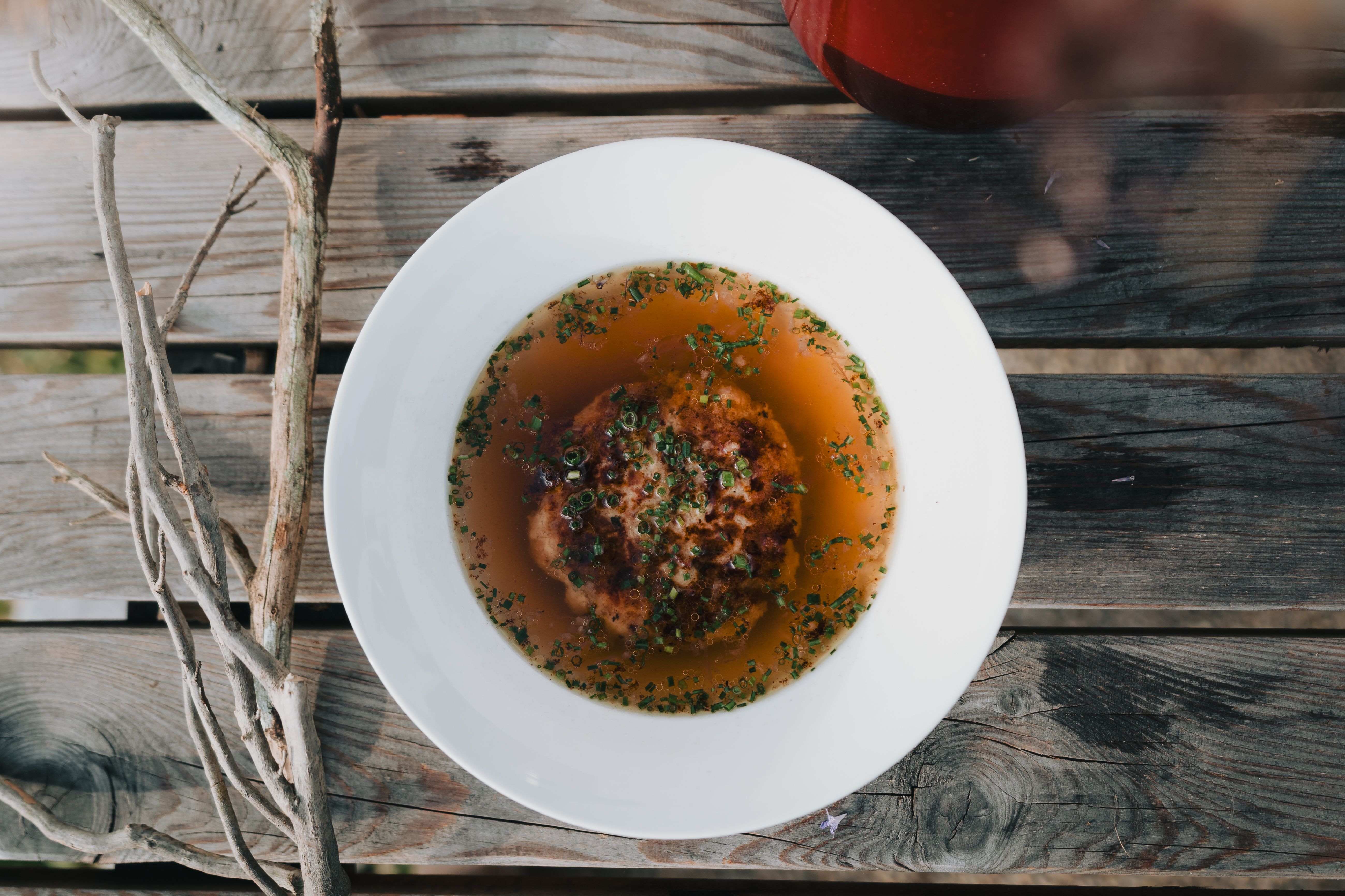 Kaspressknödelsuppe