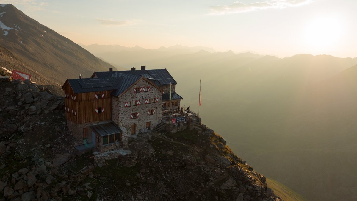 Il rifugio Ramolhaus nella valle Ötztal, © Tirol Werbung/W9 STUDIOS